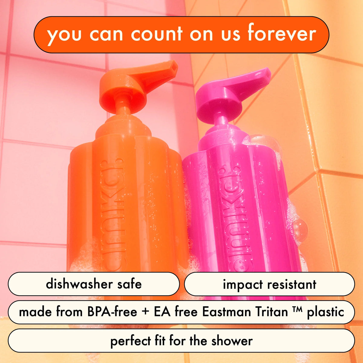 the kure strength repair shampoo | forever friend bottle + pouch duo