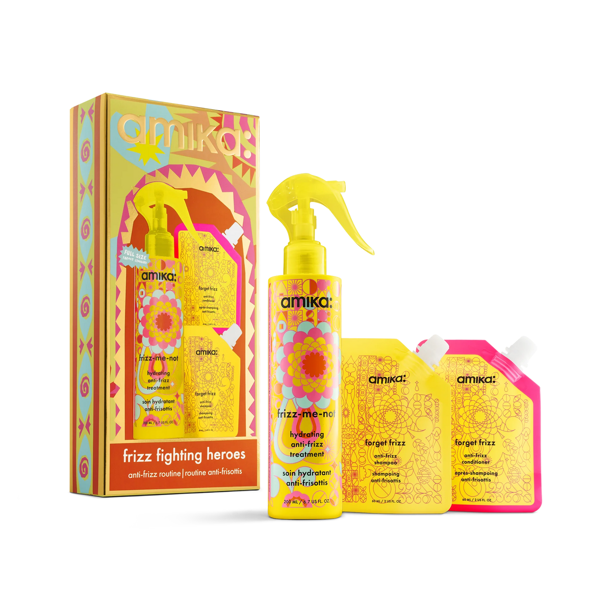 frizz fighting heroes | smoothing routine set